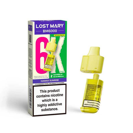 Hawaii_sunrise_lost_mary_bm6000_prefilled_vape_pods_ _ape_vapes