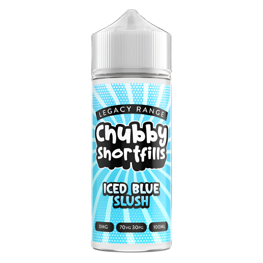 Iced Blue Slush 100ml Shortfill by Chubby Shortfill Legacy Range - Ape Vapes