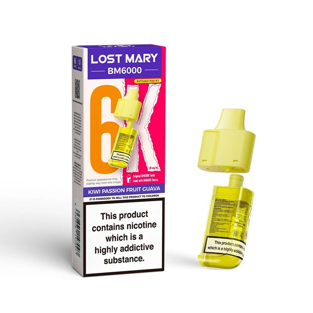 Kiwi_passionfruit_guava_lost_mary_bm6000_prefilled_vape_pods_ _ape_vapes