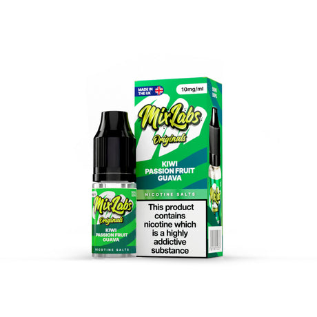 Kiwi Passionfruit Guava by Mix Labs Originals 10ml Nic Salt - Ape Vapes