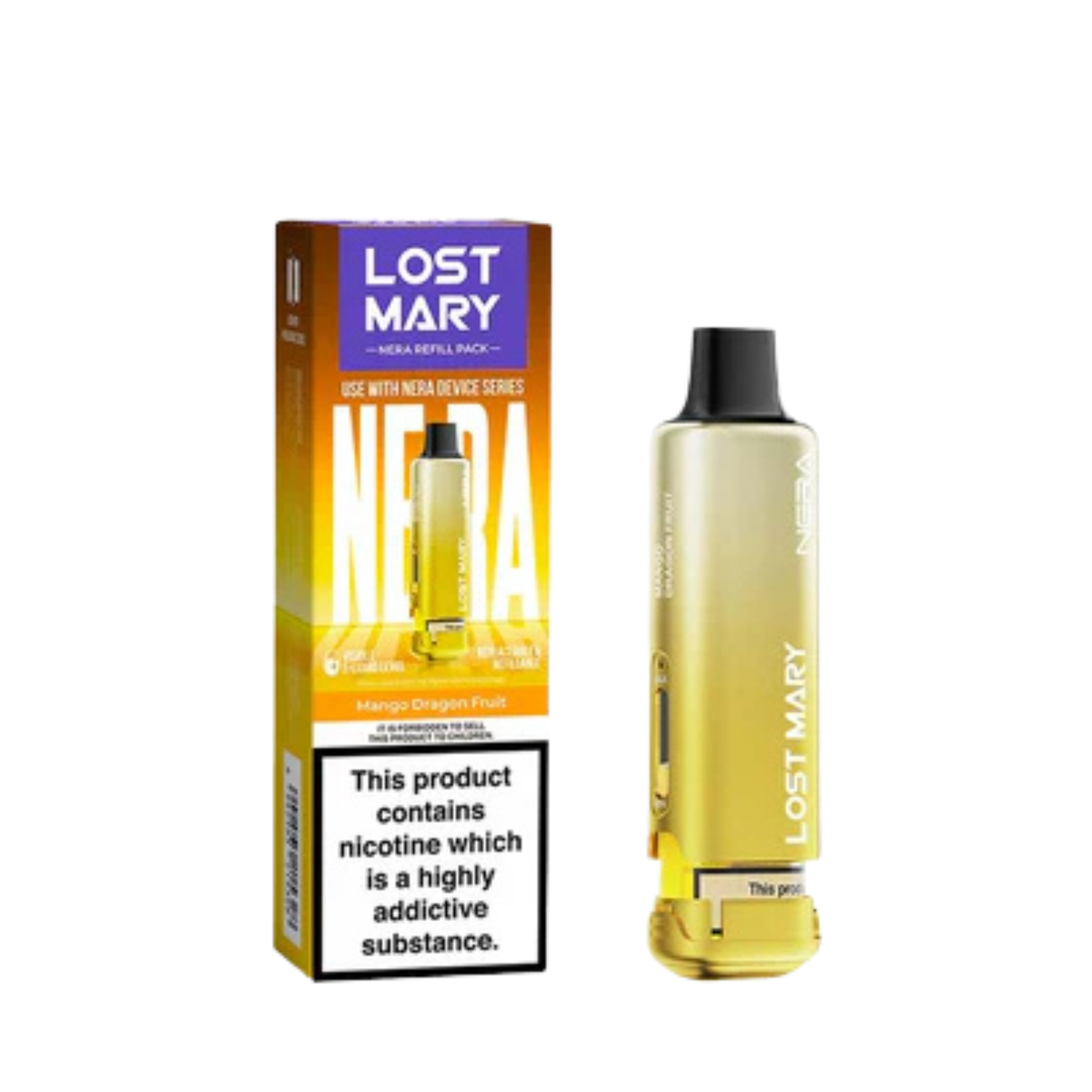 Mango Dragonfruit Nera 15k Refill Pack Lost Mary -Ape Vapes