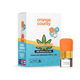 Mango Haze 1ml CBD Replacement Pod (750mg) by Orange County - Ape Vapes