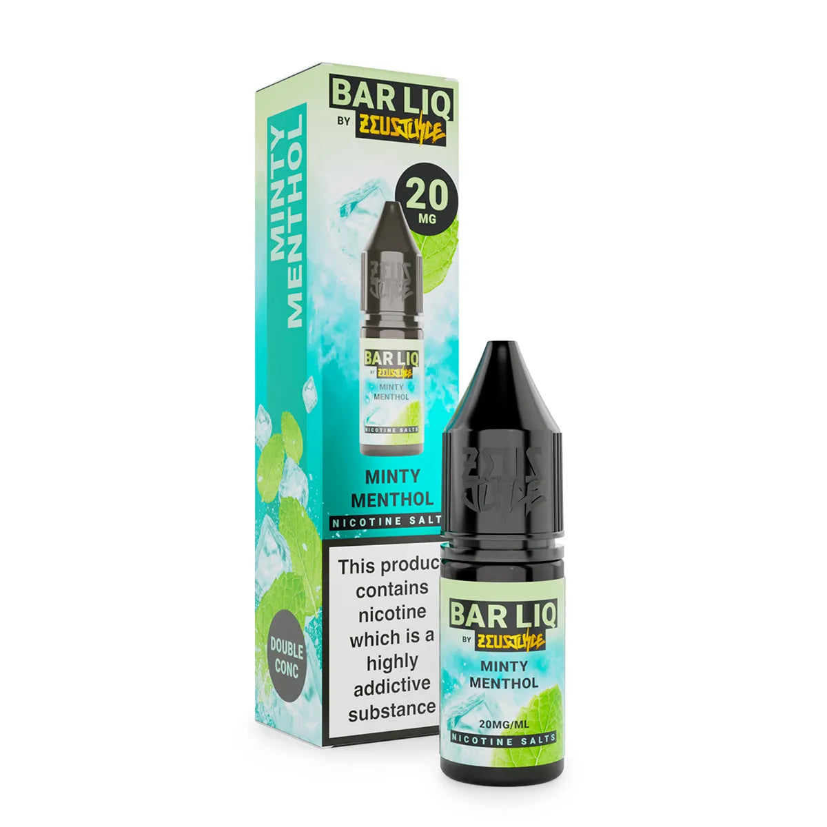 Minty Menthol Nic Salt by Bar Liq Zeus Juice - Ape Vapes