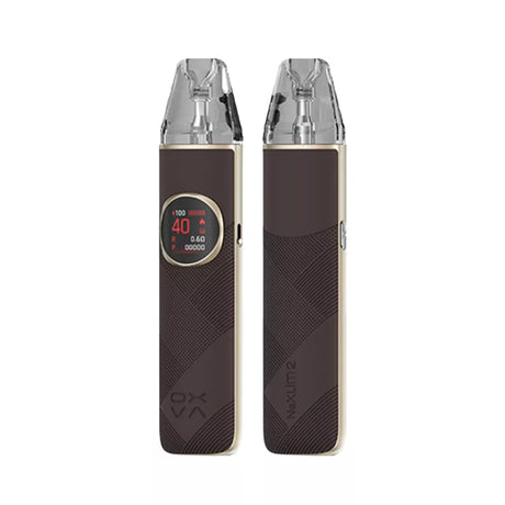 Mocha Brown Leather Nexlim 2 Pod Kit by OXVA - Ape Vapes