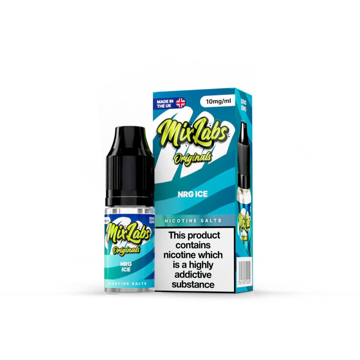 NRG Ice by Mix Labs Originals 10ml Nic Salt - Ape Vapes