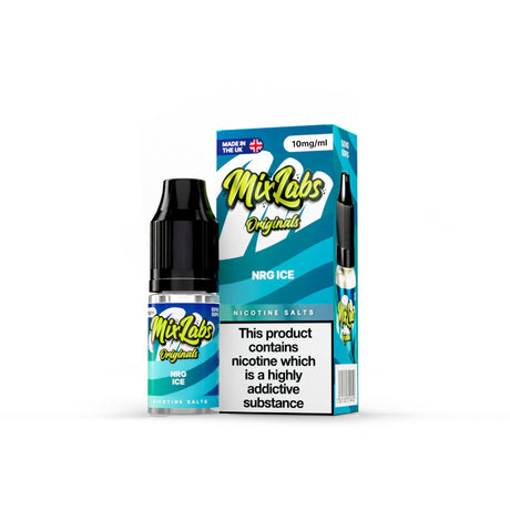 NRG Ice by Mix Labs Originals 10ml Nic Salt - Ape Vapes