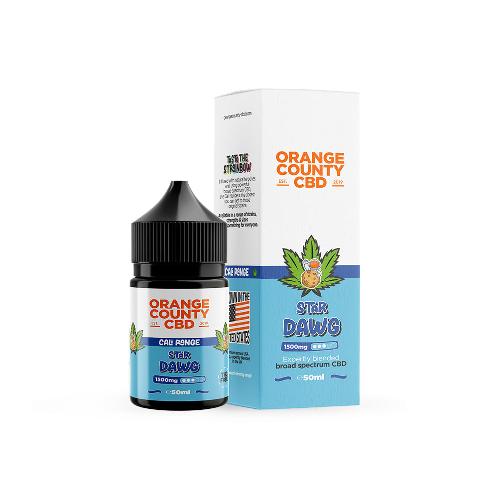 Star Dawg CBD E-Liquid by Orange County | Ape Vape Isle of Wight