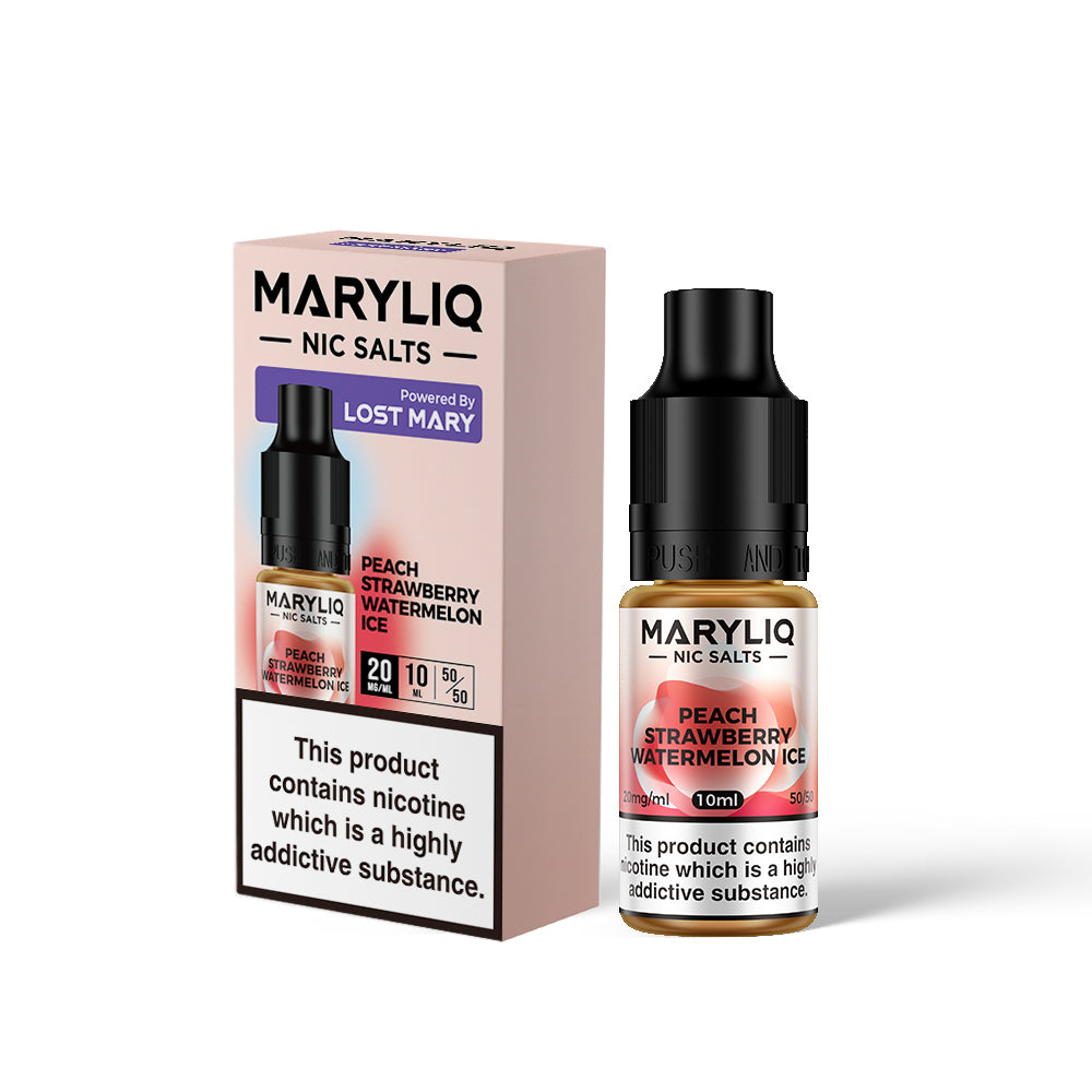 Peach Strawberry Watermelon Nic Salt - Maryliq by Elf Bar