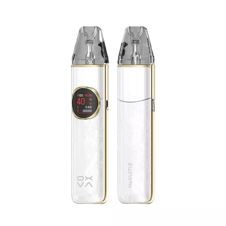 Pearly White Nexlim 2 Pod Kit by OXVA - Ape Vapes 