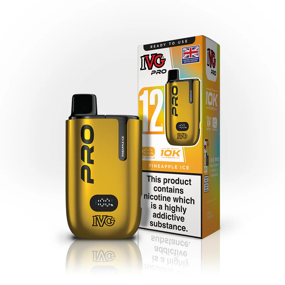 Pineapple Ice IVG Pro 12 Prefilled Pod Kit by IVG - Ape Vapes