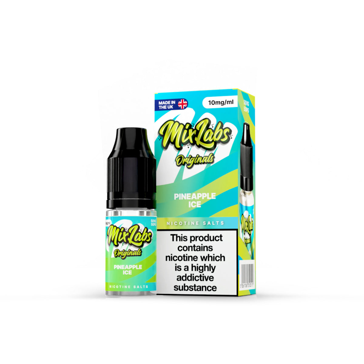 Pineapple Ice by Mix Labs Originals 10ml Nic Salt - Ape Vapes