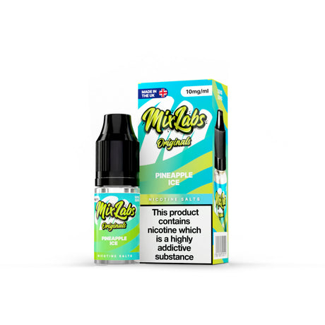 Pineapple Ice by Mix Labs Originals 10ml Nic Salt - Ape Vapes