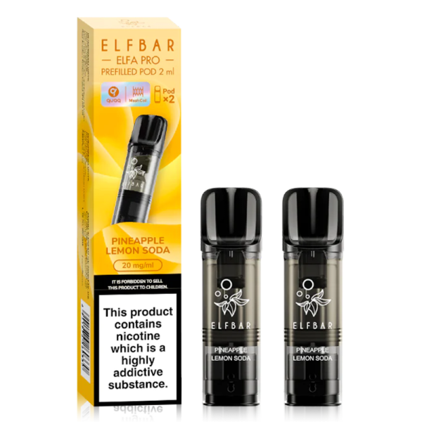 Pineapple_lemon_soda_elfa_pro_pre filled_pods_2_pack_ _ape_vapes