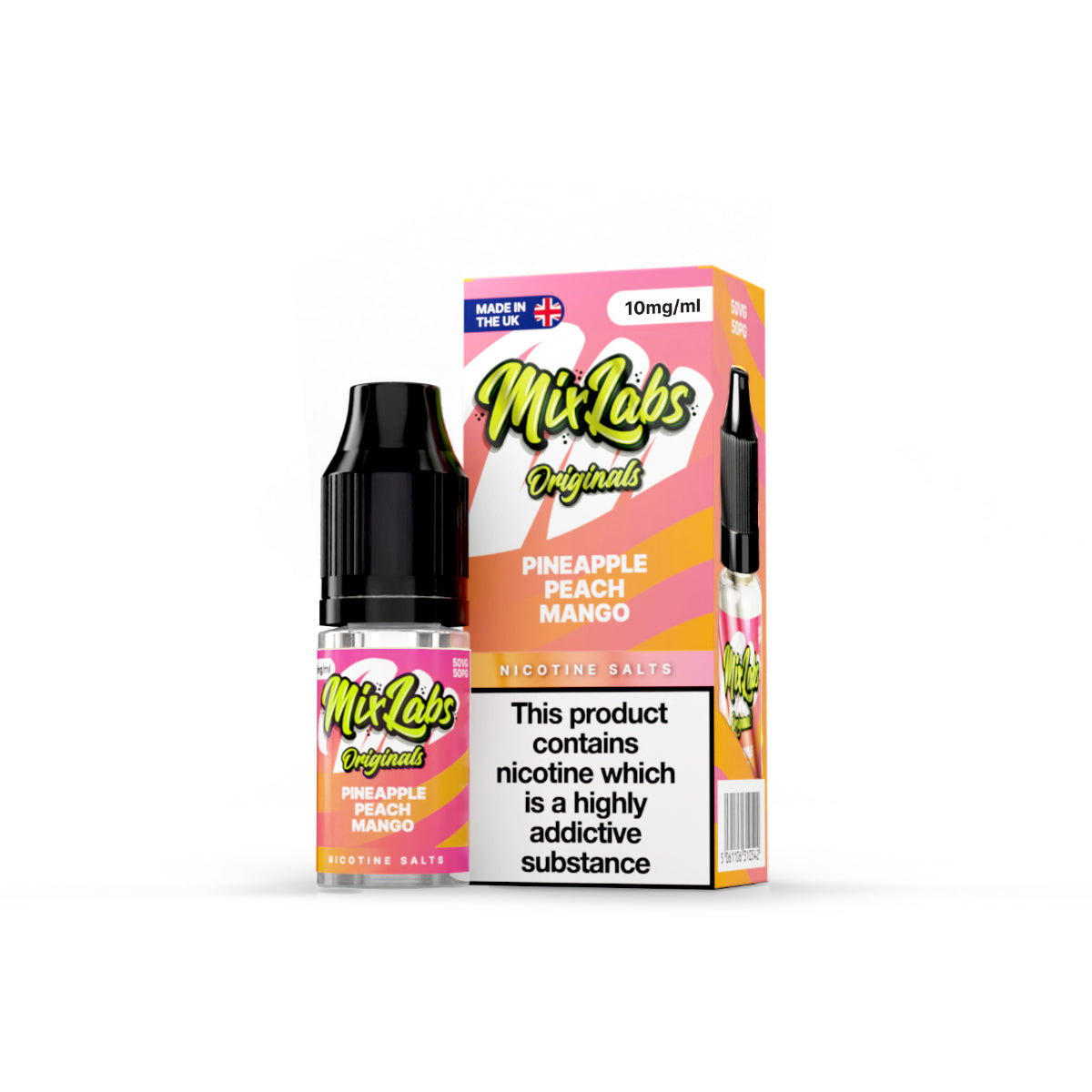 Pineapple Peach Mango by Mix Labs Originals 10ml Nic Salt - Ape Vapes