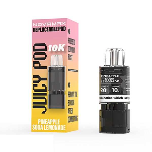 Pineapple_soda_lemonade_juicy_pod_novamax_10k_prefilled_pod_ _ape_vapes