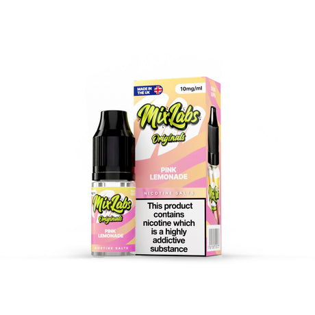 Pink Lemonade by Mix Labs Originals 10ml Nic Salt - Ape Vapes