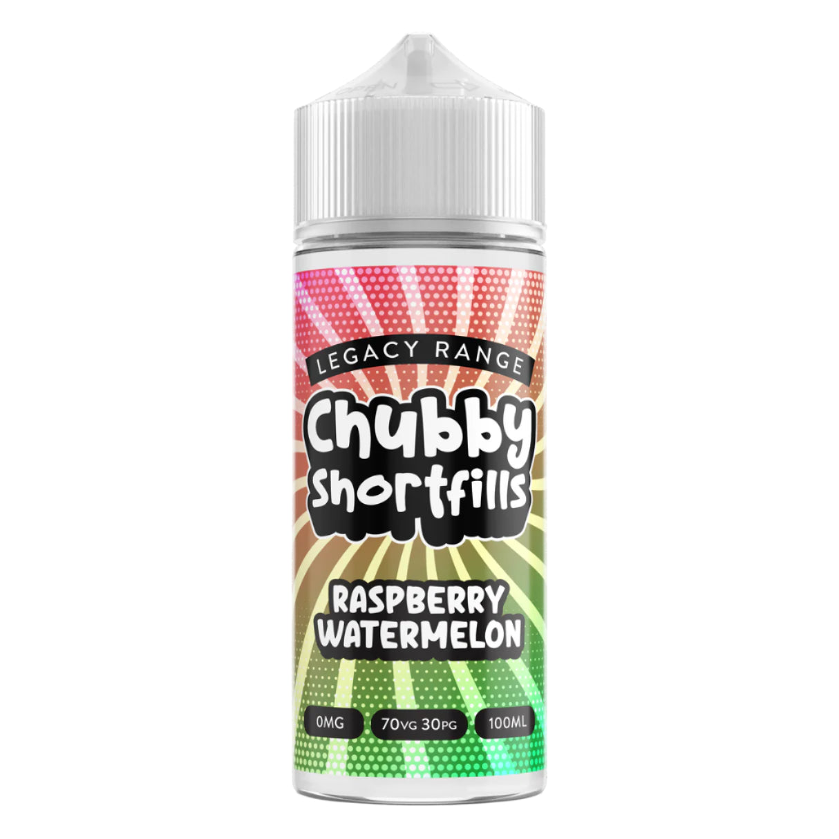 Raspberry Watermelon 100ml Shortfill by Chubby Shortfill Legacy Range - Ape Vapes