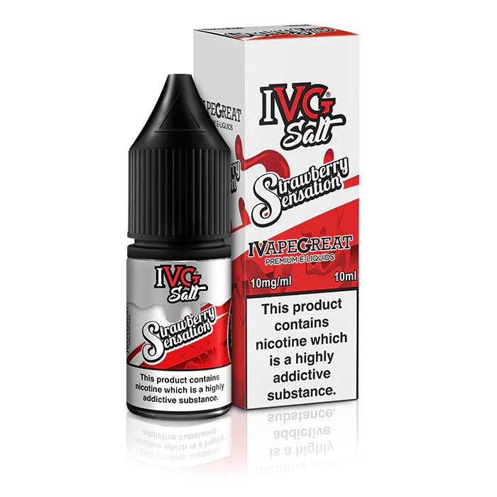 Strawberry Sensation 10ml Nic Salt by IVG