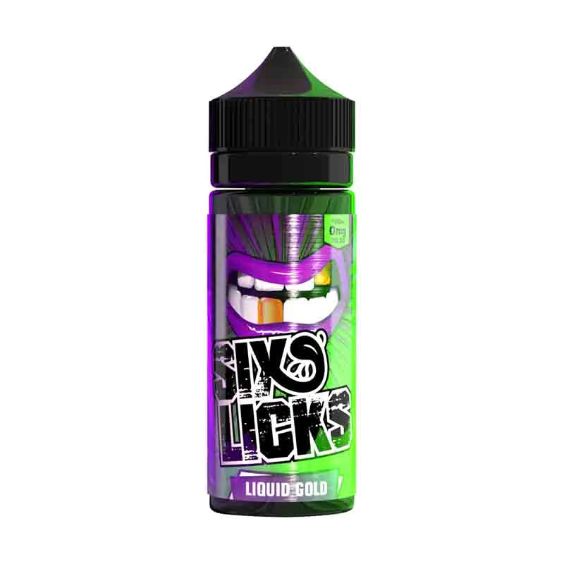 Liquid Gold 100ml Shortfill by Six Licks