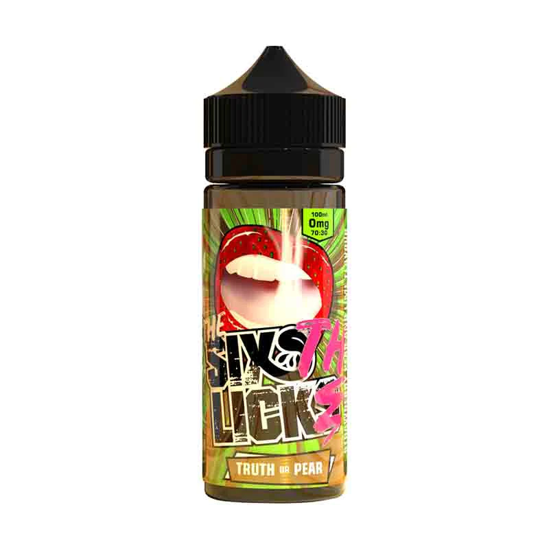 Truth or Pear 100ml Shortfill by Six Licks