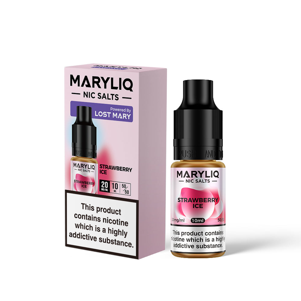 Strawberry Ice Nic Salt - Maryliq by Elf Bar