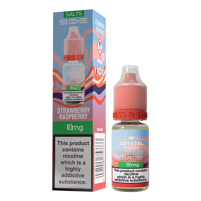 Strawberry Raspberry 10ml Nic Salt by SKE Crystal V2 - Ape Vapes