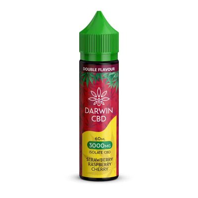 Strawberry Raspberry Cherry 3000mg Isolate by Darwin CBD - Ape Vapes