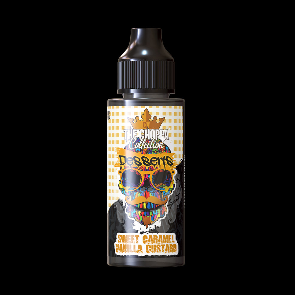 Sweet Caramel 100ml Shortfill by Choppa Vapes