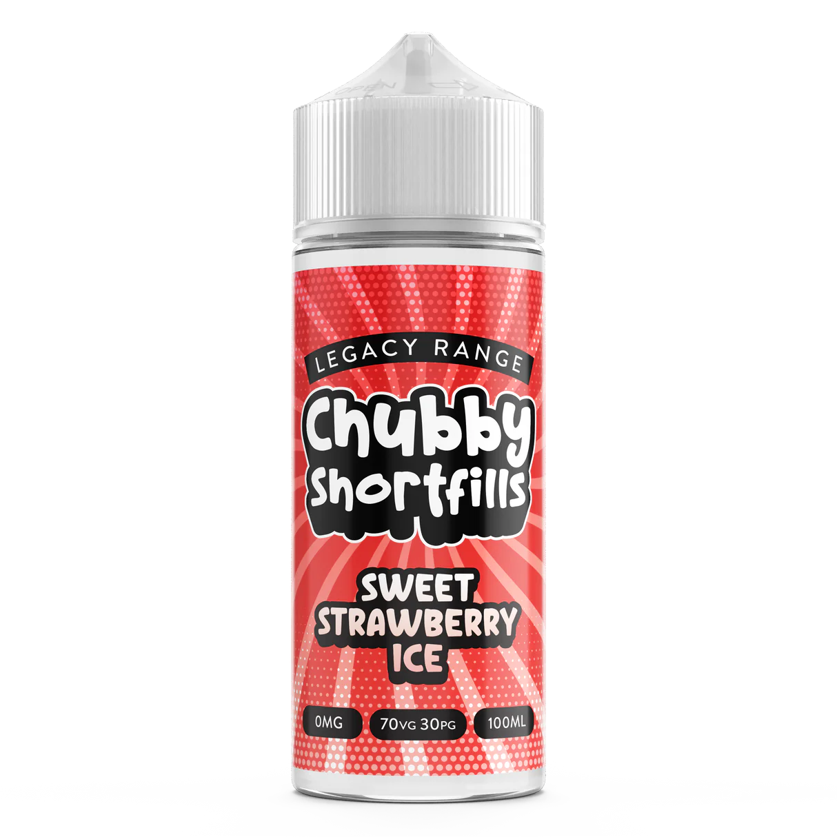 Sweet Strawberry Ice 100ml Shortfill by Chubby Shortfill Legacy Range