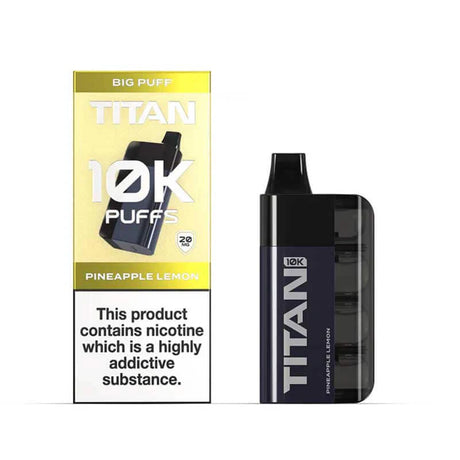 Titan 10k prefilled pod kit new flavours pineapple lemon