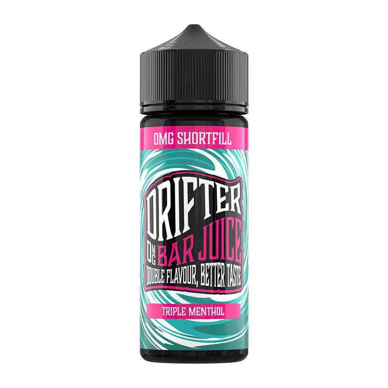 Triple Menthol 100ml Shortfill by Drifter Bar Juice - Ape Vapes