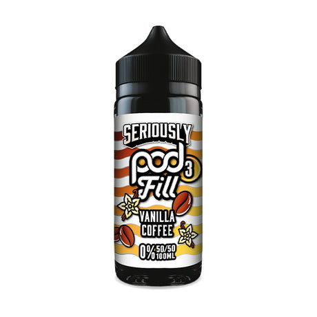 Vanilla Coffee 100ml Shortfill by Seriously Pod Fill 3 - Ape Vapes