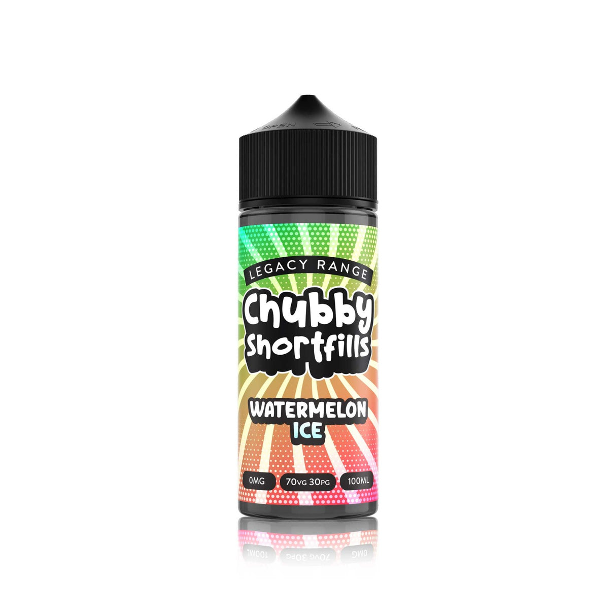 Watermelon Ice 100ml Shortfill by Chubby Shortfill Legacy Range