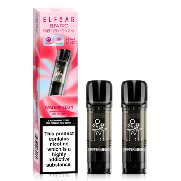 Watermelon_elfa_pro_pre filled_pods_2_pack_ _ape_vapes