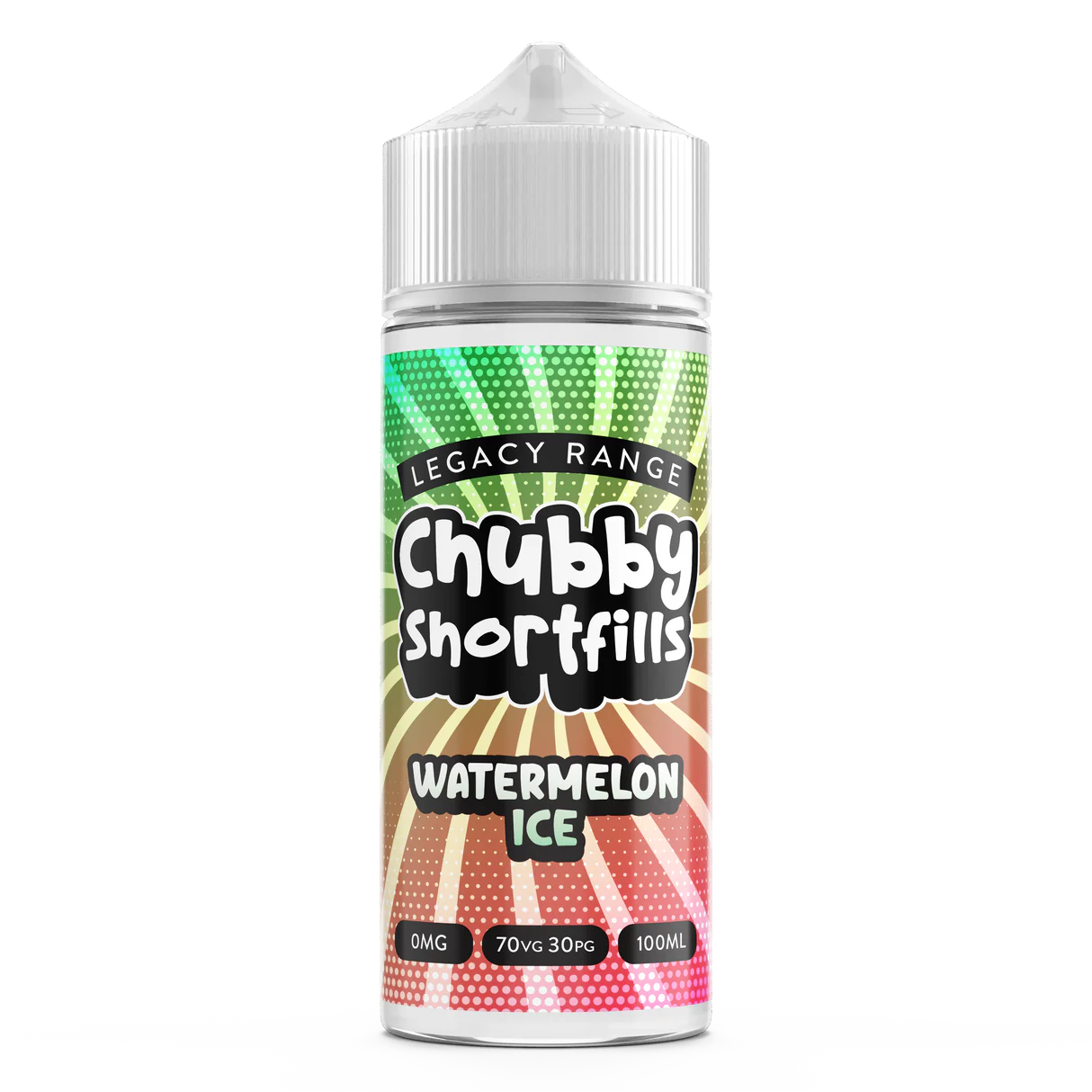 Watermelon Ice 100ml Shortfill by Chubby Shortfill Legacy Range