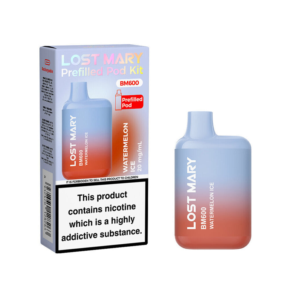 Watermelon_ice_lost_mary_600_prefilled_pod_vape_kit_ _ape_vapes