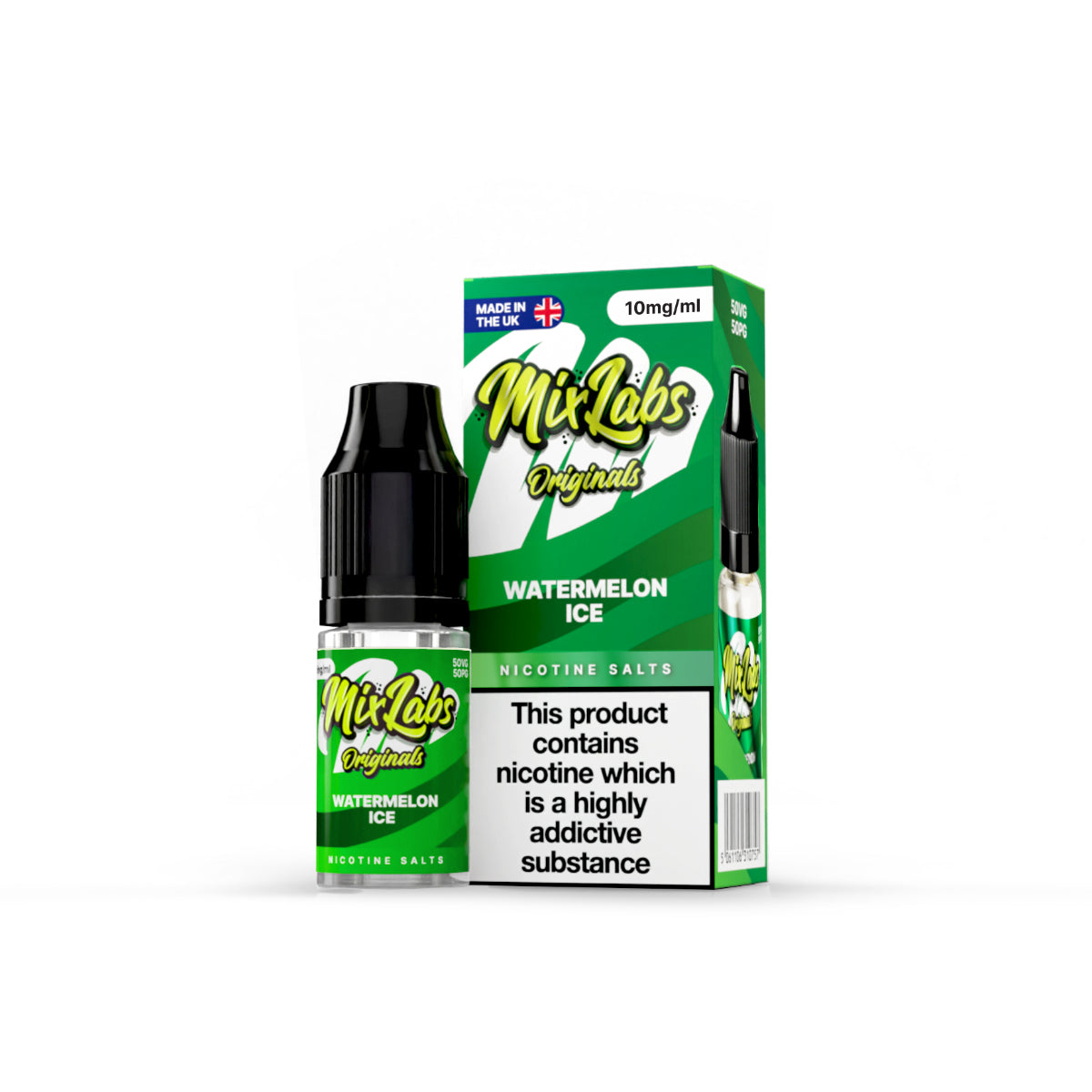 Watermelon Ice by Mix Labs Originals 10ml Nic Salt - Ape Vapes