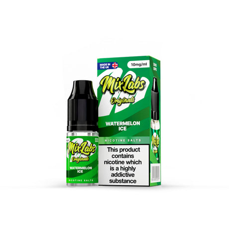 Watermelon Ice by Mix Labs Originals 10ml Nic Salt - Ape Vapes