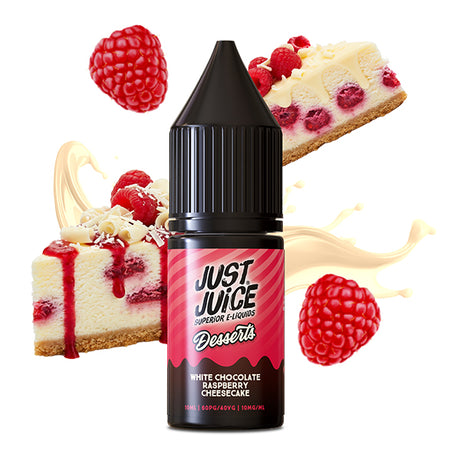 White Chocolate Raspberry Cheesecake Nic Salt by Just Juice Desserts - Ape Vapes