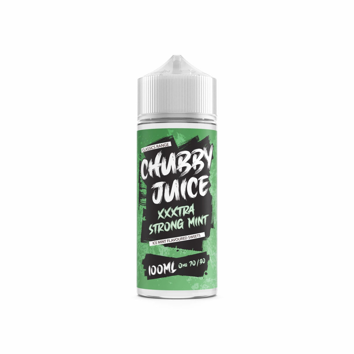 Xxxtra Stong Mint 100ml Shortfill by Chubby Juice