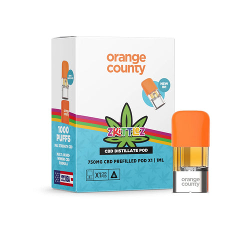 Zittlez 1ml CBD Replacement Pod (750mg) by Orange County - Ape Vapes