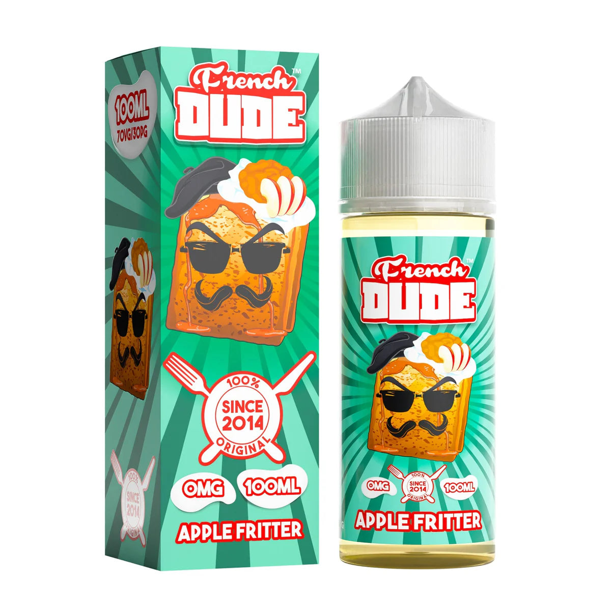 French Dude - Apple Fritter 100ml Shortfill by DV Brands UK