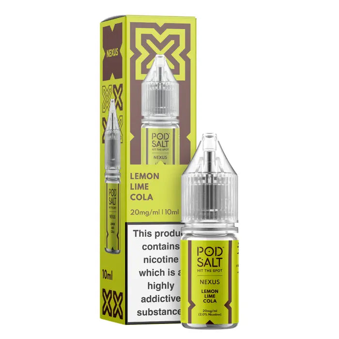 Lemon Lime Cola 10ml Nic Salt - Nexus by Pod Salt