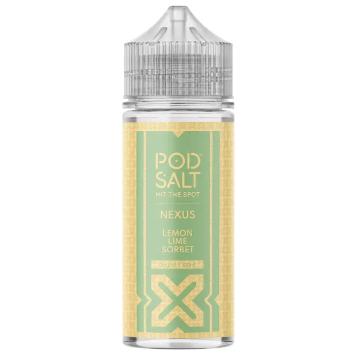 Lemon Lime Sorbet 100ml Shortfill - Nexus by Pod Salt