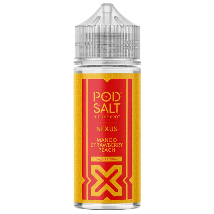 Mango Strawberry Peach 100ml Shortfill - Nexus by Pod Salt