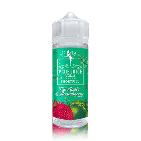 Fuji Apple & Strawberry 100ml shortfill by Pixie Juice Vol 2