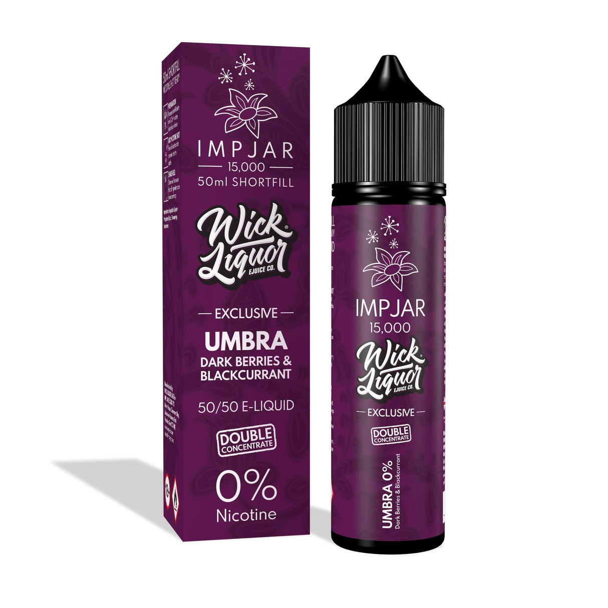 Umbra 50ml Shortfill by ImpJar X Wick Liquor