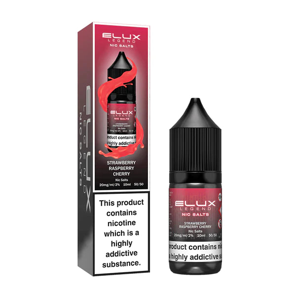 Strawberry Raspberry Cherry Nic Salt by Elux Legend