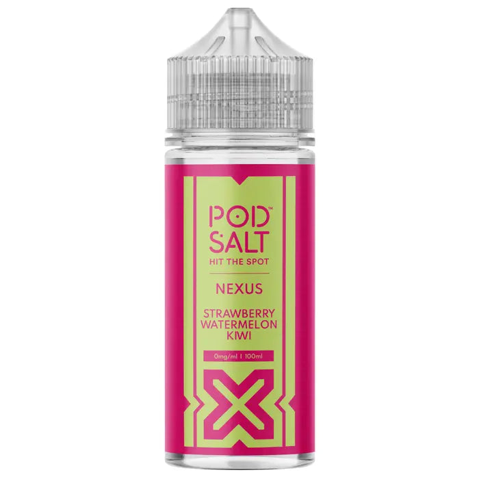 Strawberry Watermelon Kiwi 100ml Shortfill - Nexus by Pod Salt