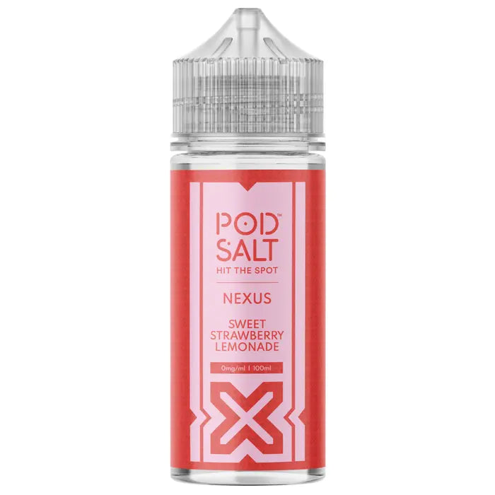 Sweet Strawberry Lemonade 100ml Shortfill - Nexus by Pod Salt